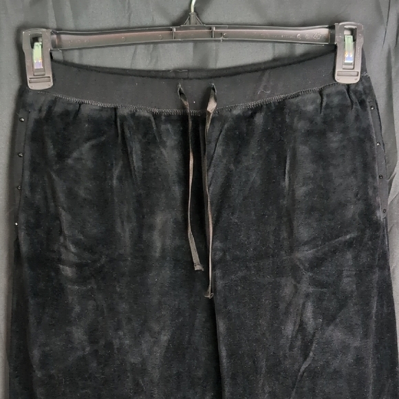 Chic Black Velour Hoodie and Pants Set. By Design Sport. S/L. NWT. - Picture 7 of 12